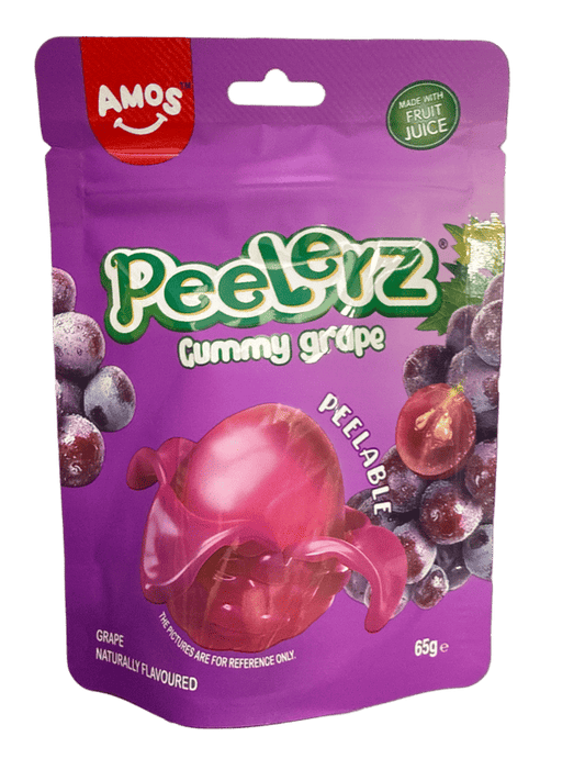 Peelerz Gummy Grape Peelable Candy 65G - German Edition