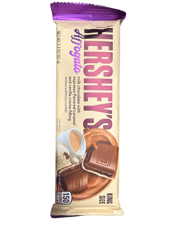Hershey's Affogato Milk Chocolate Espresso Flavoured Caramel And Vanilla Filing 62G - U.S Edition
