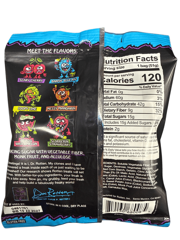 Rotten Gummy Cruncheez 51G - U.S Edition