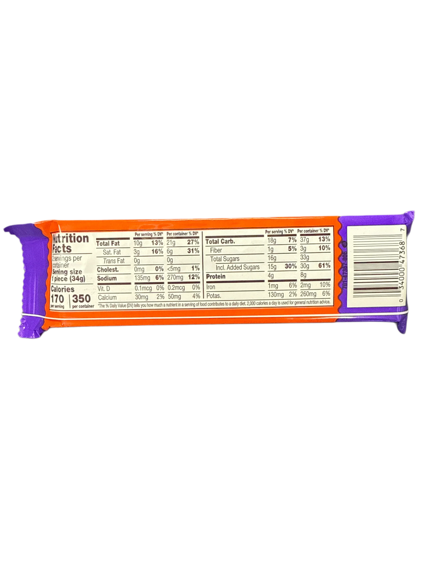 Reeses Halloween Peanut Butter Pumpkin Cups 68G - U.S Edition
