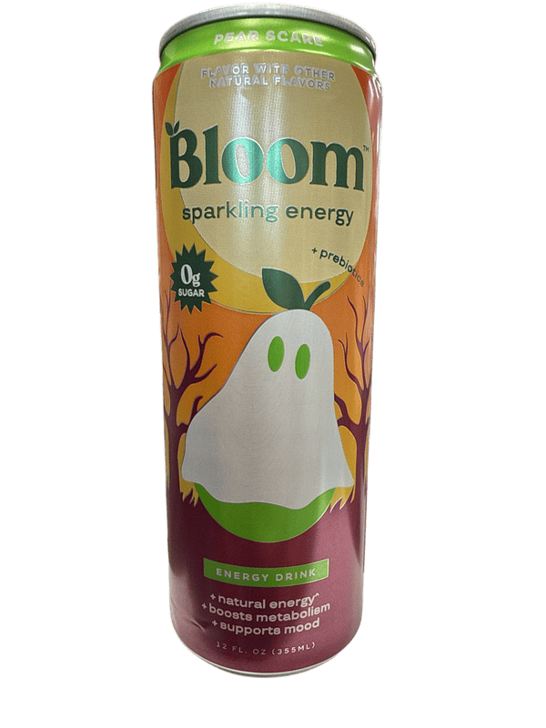 Bloom Zero Sugar Limited Edition Pear Scare Sparkling Energy 355ML - U.S Edition