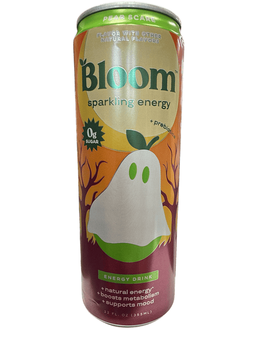 Bloom Zero Sugar Limited Edition Pear Scare Sparkling Energy 355ML - U.S Edition