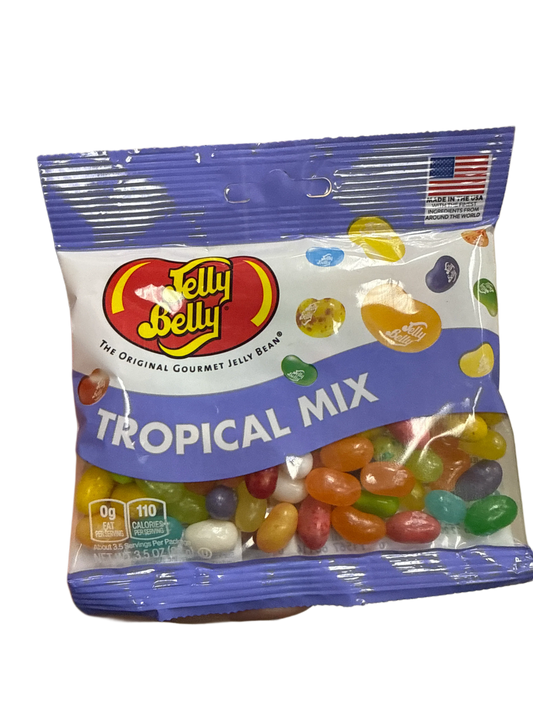 Jelly Belly Tropical Mix Jelly Beans 99G - U.S Edition