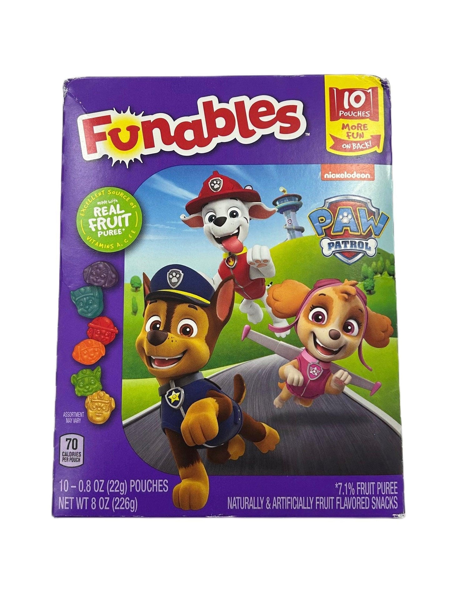 Funables Paw Patrol Fruit Snacks - 10 Pouches - Extreme Snacks