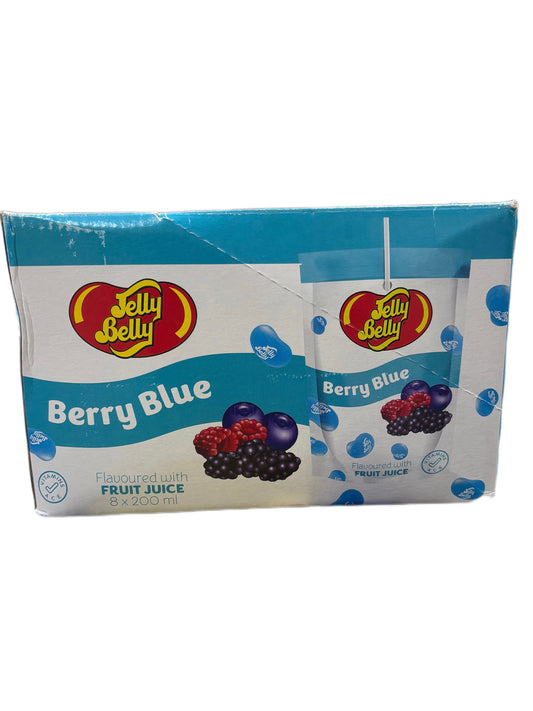 Jelly Belly Berry Blue Fruit Juice Pack Of 8