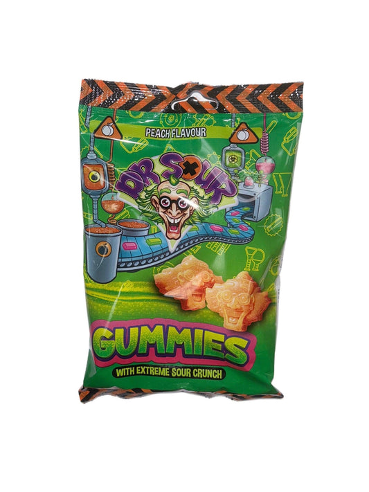 Dr. Sour Gummies - Peach Flavour - 200G - Extreme Snacks