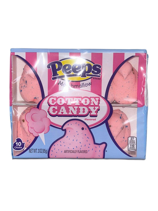 Peeps Marshmallow Cotton Candy Chicks 5 PK - Extreme Snacks