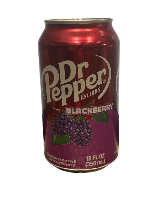 Dr. Pepper Blackberry Soda Can 355ML