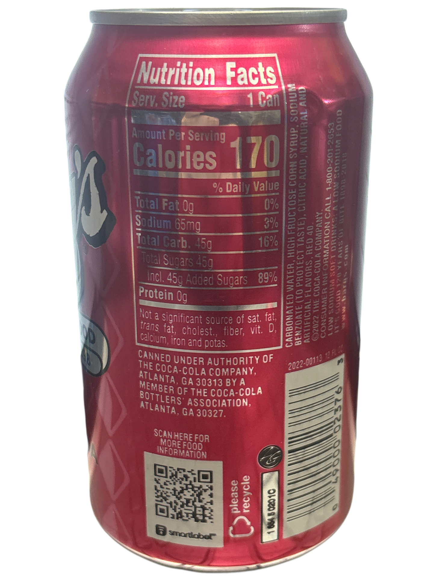 Barq's Red Creme Soda Drink 355ML