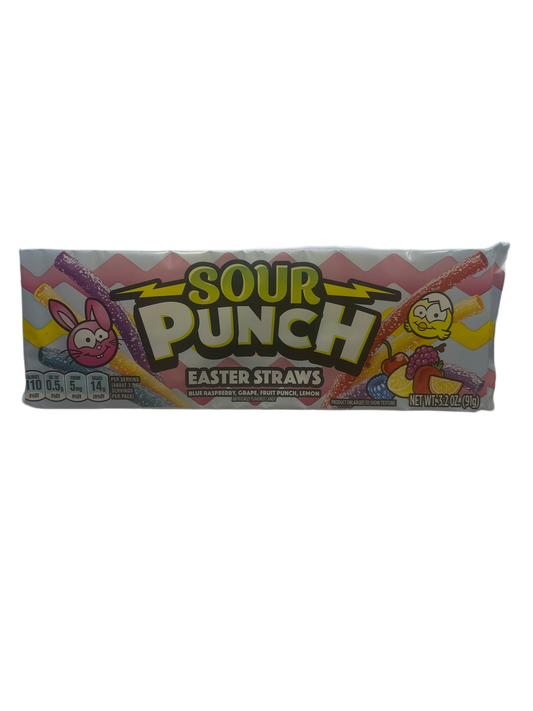 Sour Punch Easter Straws Candy 3.2OZ