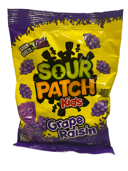 Sour Patch Kids Grape Candy Bag 154G - Canada Edition