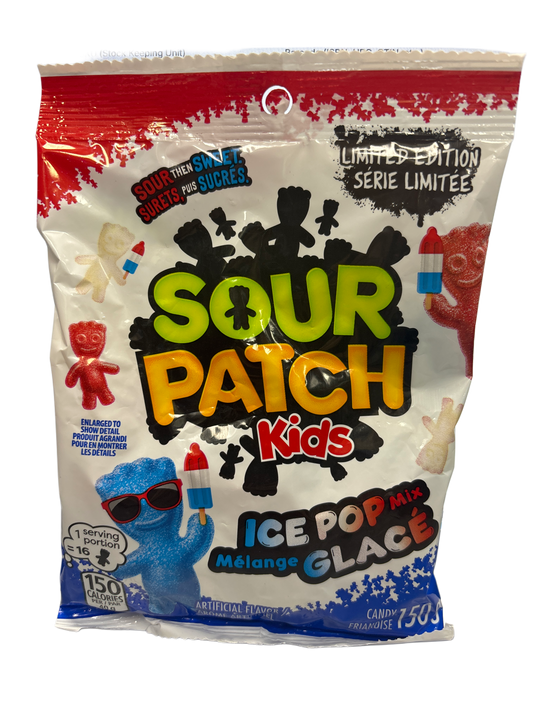 Sour Patch Kids Ice Pop 150G limited Edition - Canada Edition