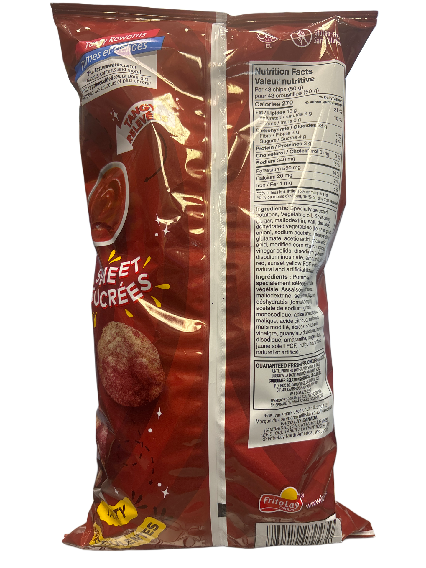 Pose des chips de ketchup - 235G