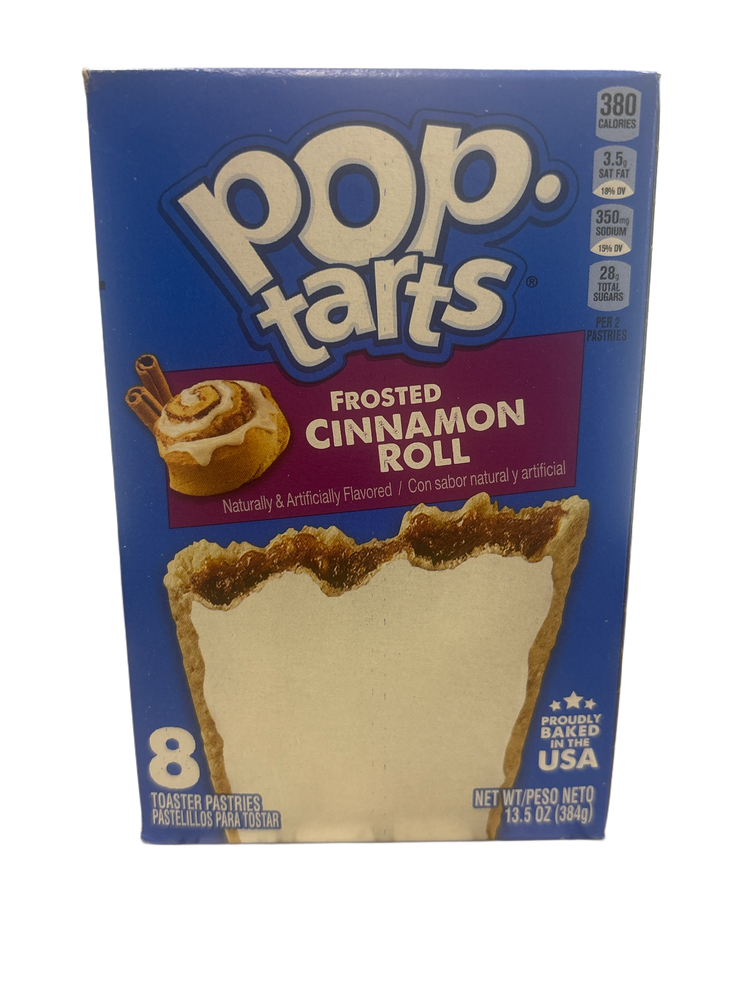 Pop Tarts Frosted Cinnamon Roll 13.5OZ - 8 Pack - U.S Edition