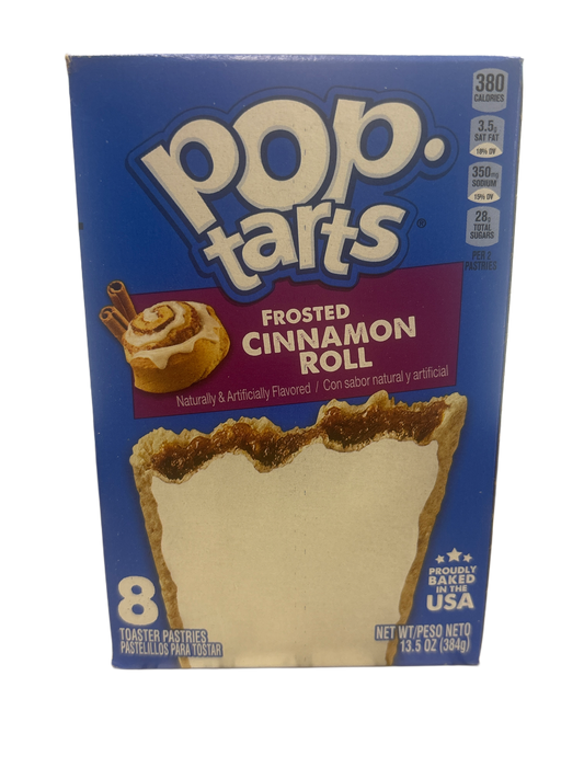 Pop Tarts Frosted Cinnamon Roll 13.5OZ - 8 Pack - U.S Edition