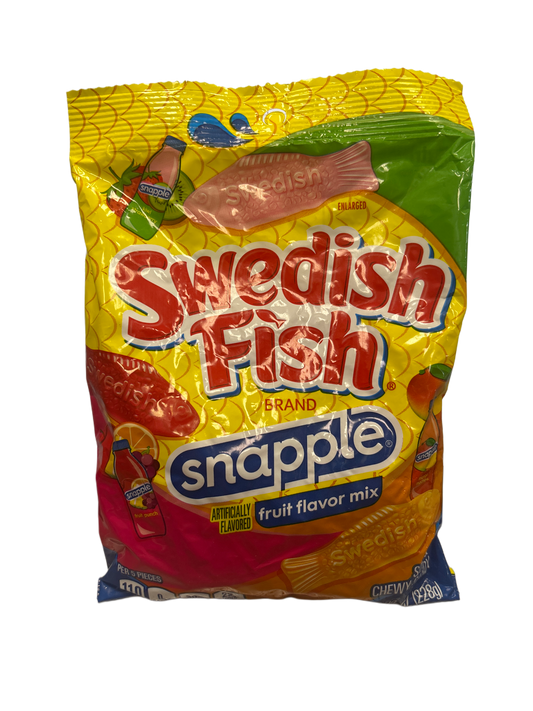 Swedish Fish Snapple Fruit Flavor Mix Candy Bag 228G - U.S Edition