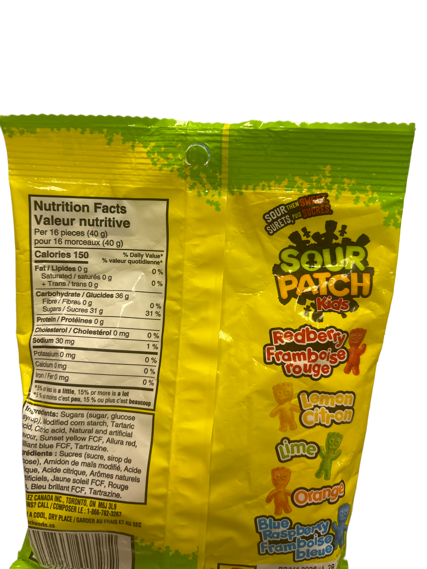 Sour Patch Kids Candy Bag 150G - Canada Edition