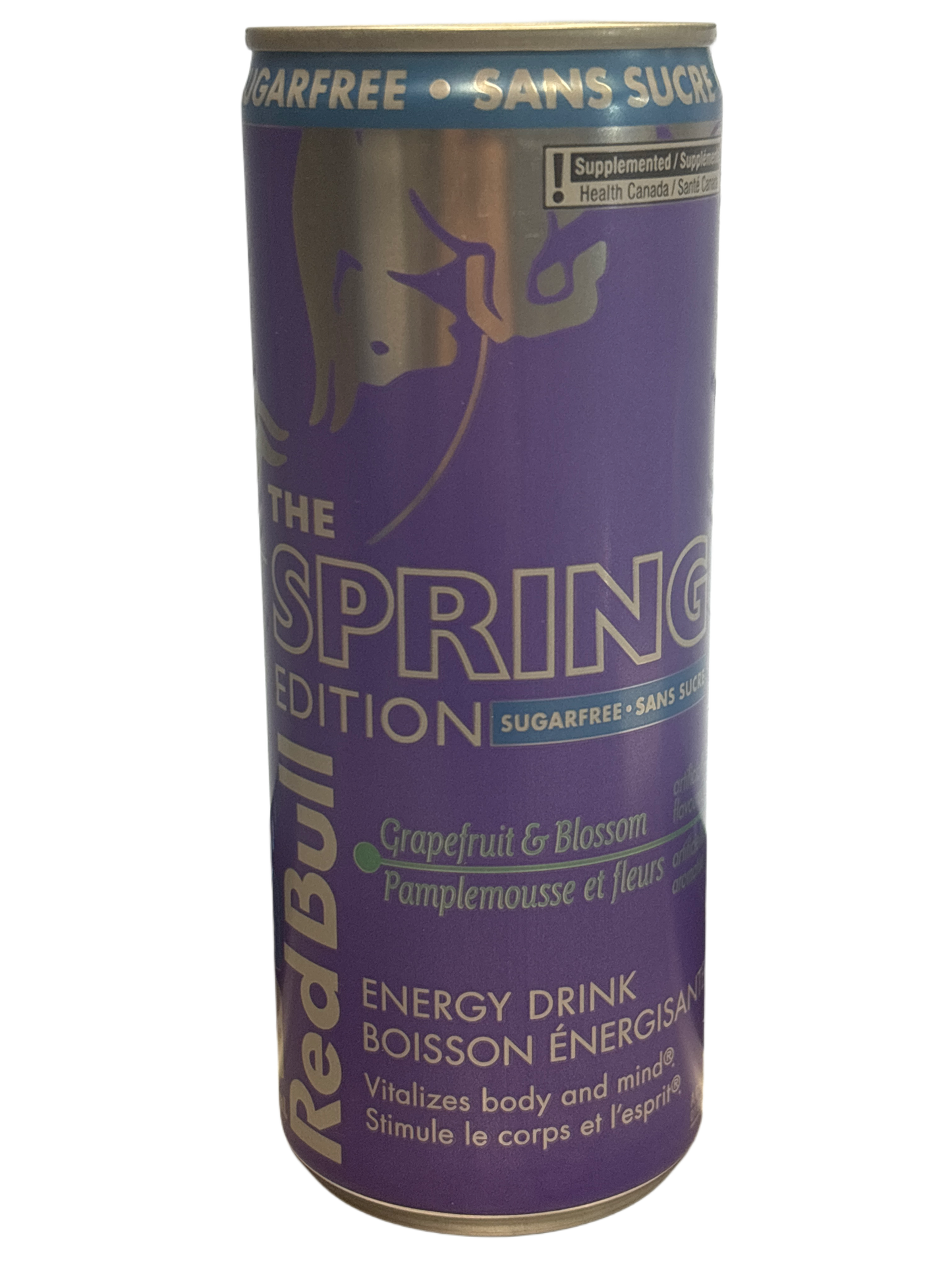 Red Bull Zero Sugar Grape Fruit & Blossom Energy Drink 250ML - Canada Edition