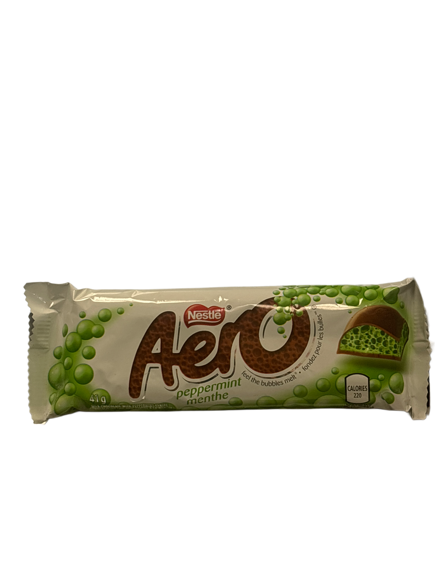 Nestle Aero Peppermint Chocolate Bar 41G - Canada Edition