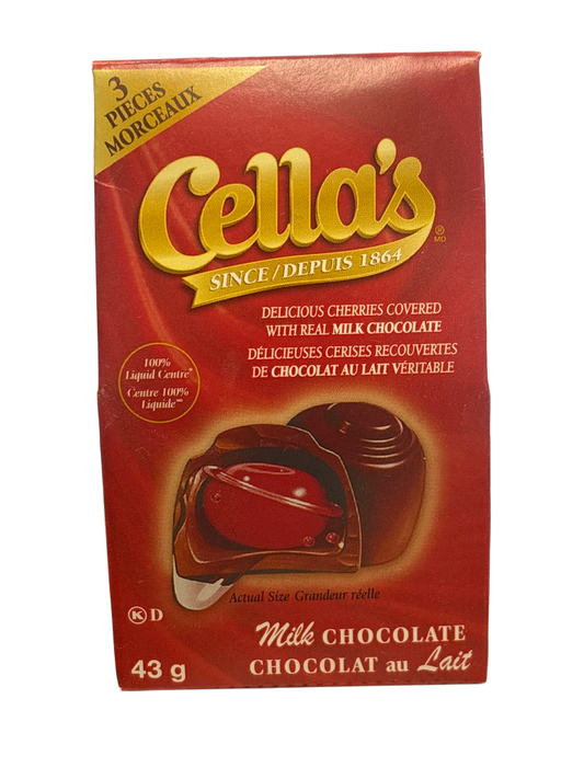 Cella's Delicious Cherry Chocolate 43G - Canada Edition