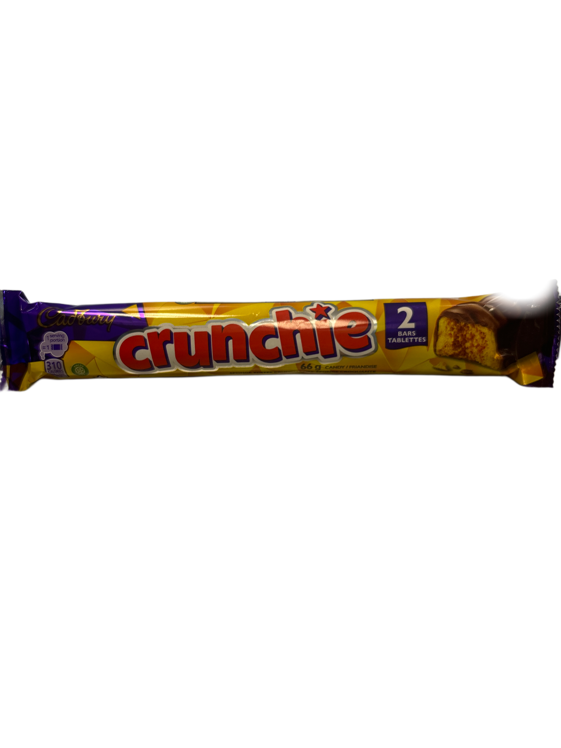 Crunchie King Size Chocolate Bar 66G - Canada Edition