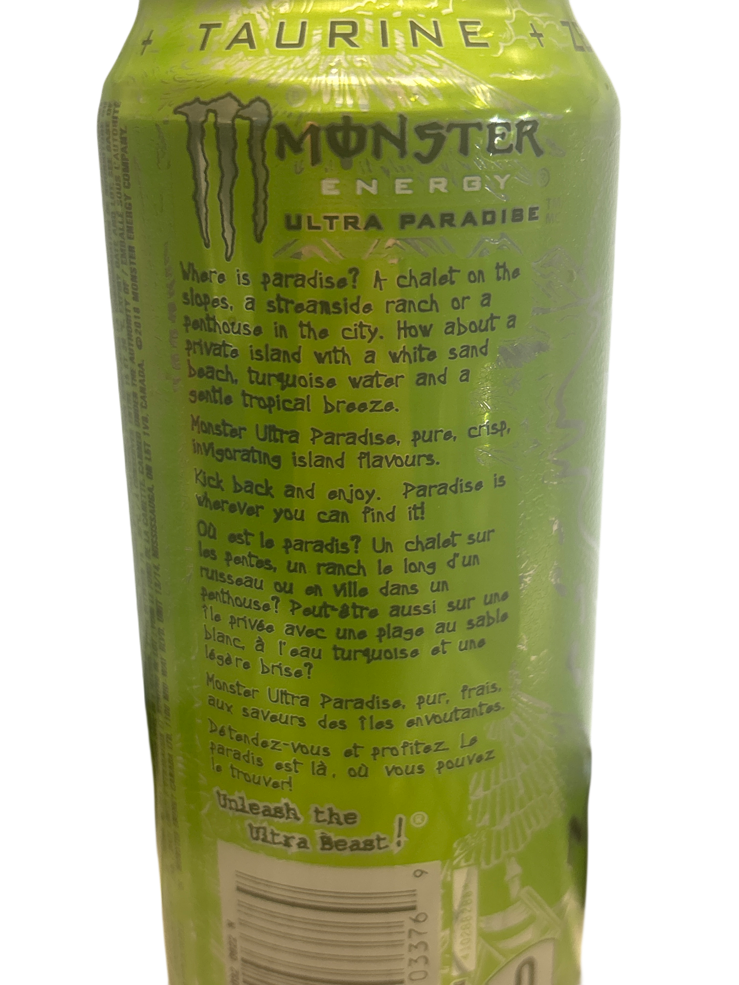 Monster Energy Ultra Paradise Zero Sugar Drink 473ML - Canada Edition