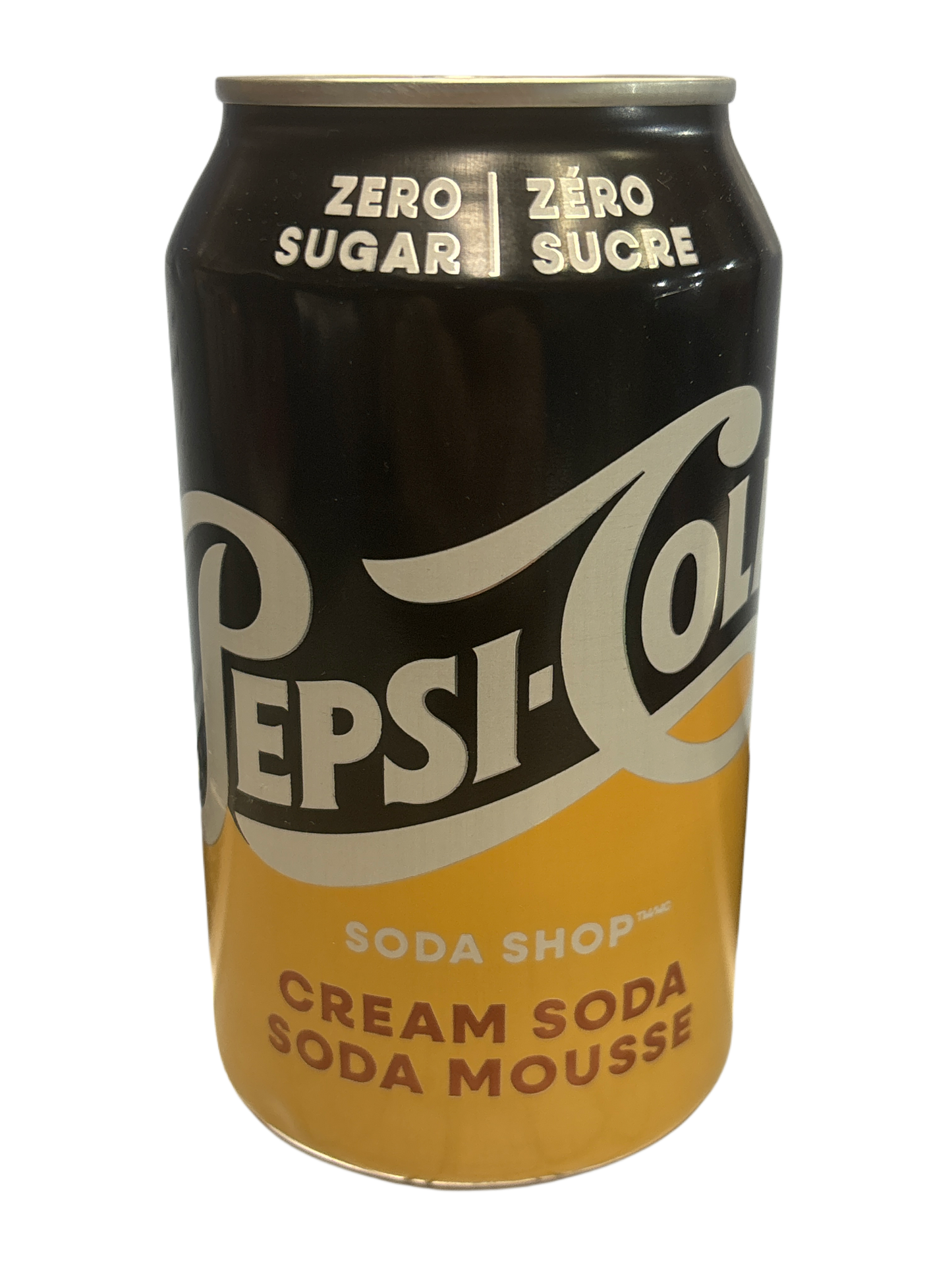 Pepsi Cola Cream Soda Zero Sugar Drink 355ML - Canada Edition