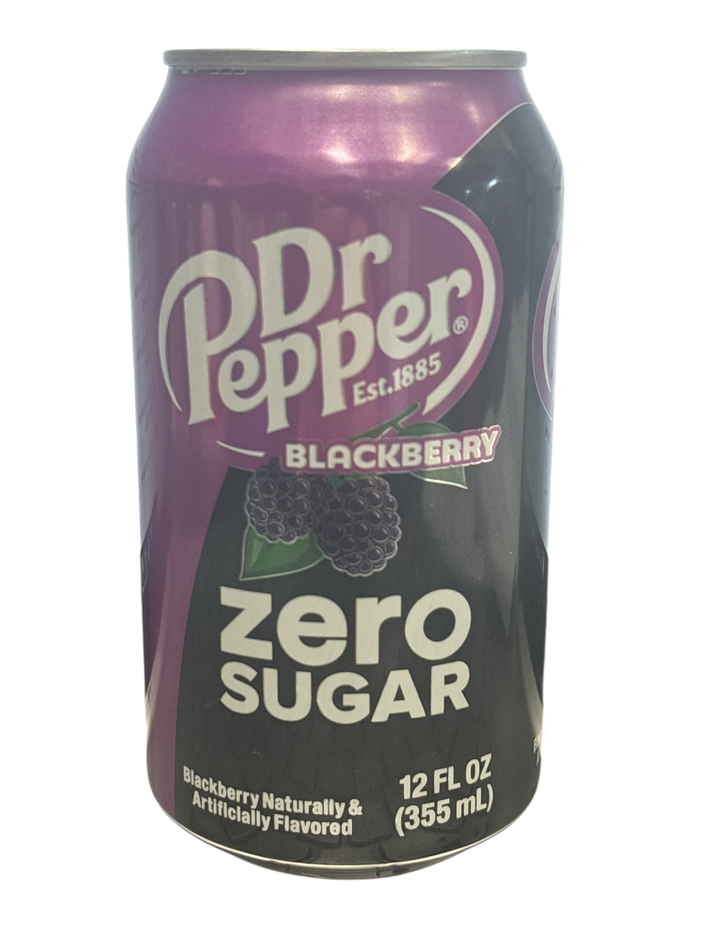 Dr. Pepper Blackberry Zero Sugar Can 355ML - U.S Edition