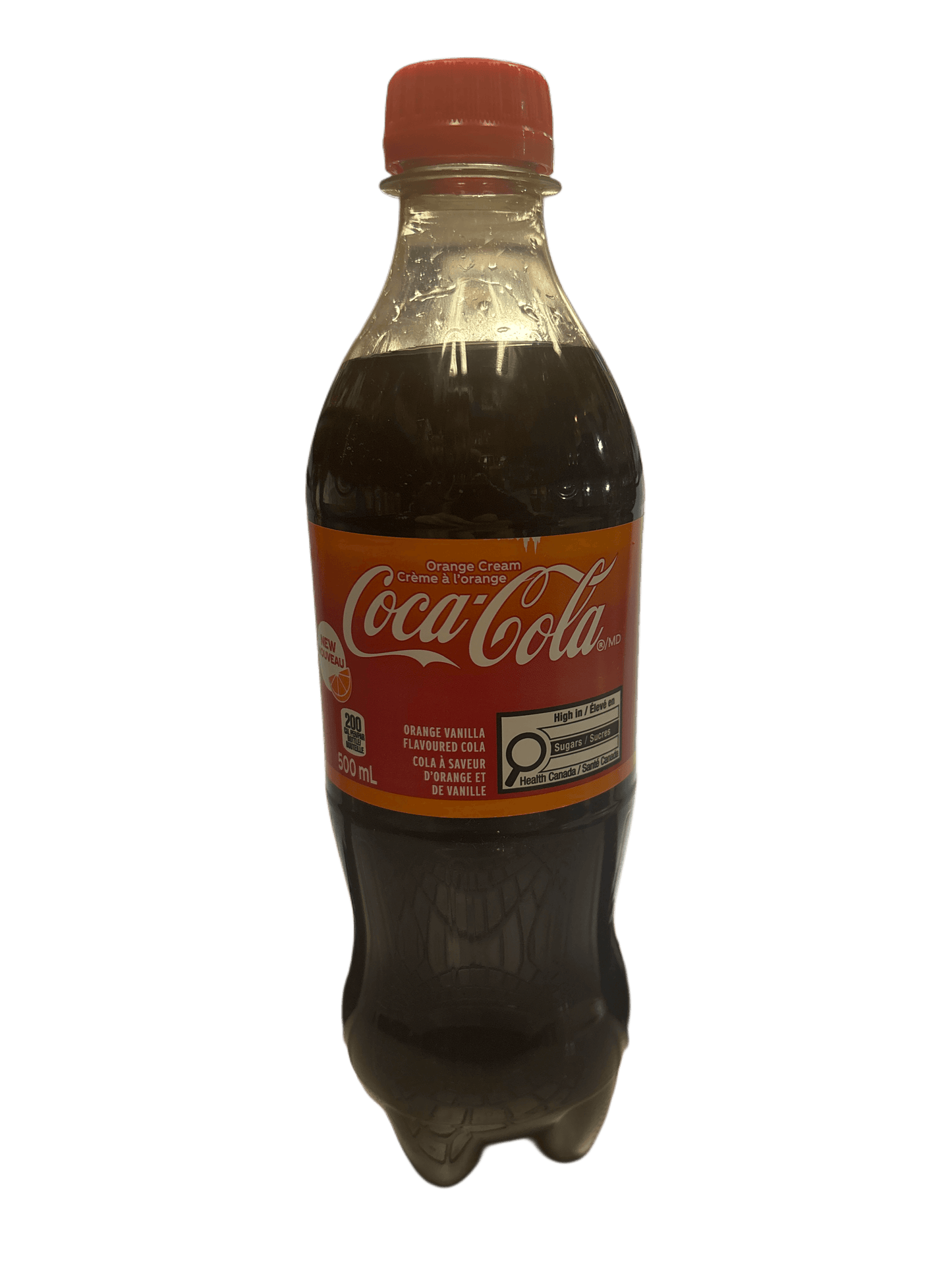 Coca Cola Orange Cream Soda Bottle 500 ML - Canada Edition