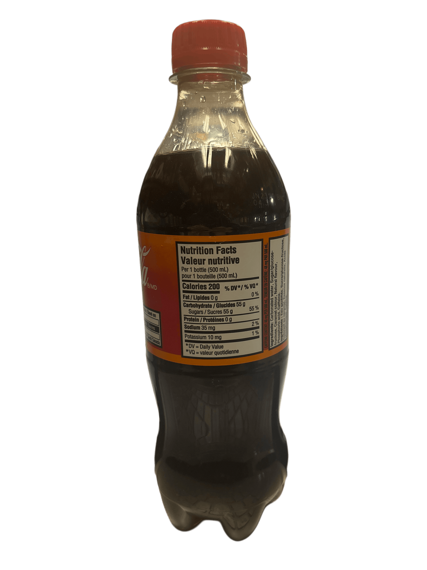 Coca Cola Orange Cream Soda Bottle 500 ML - Canada Edition