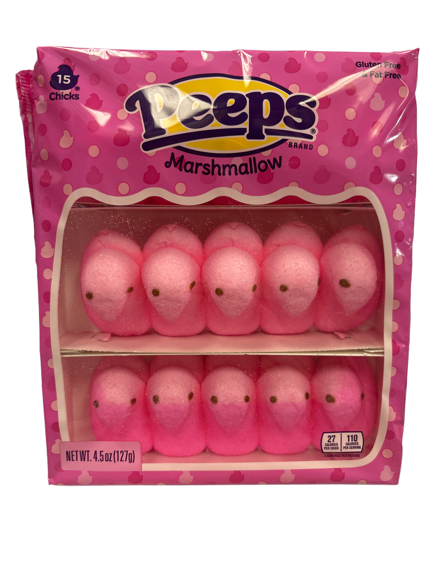 Peeps Marshmallow Pink Easter Pack 15 Chicks