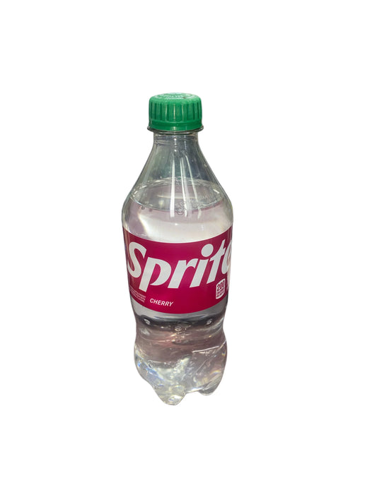 Sprite Cherry Soda Bottle 591 ML
