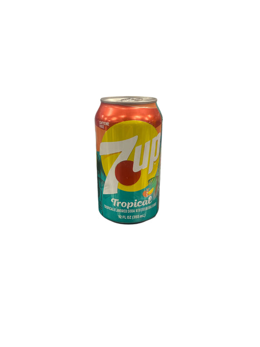 7UP Tropical Can 355ML - U.S Edition