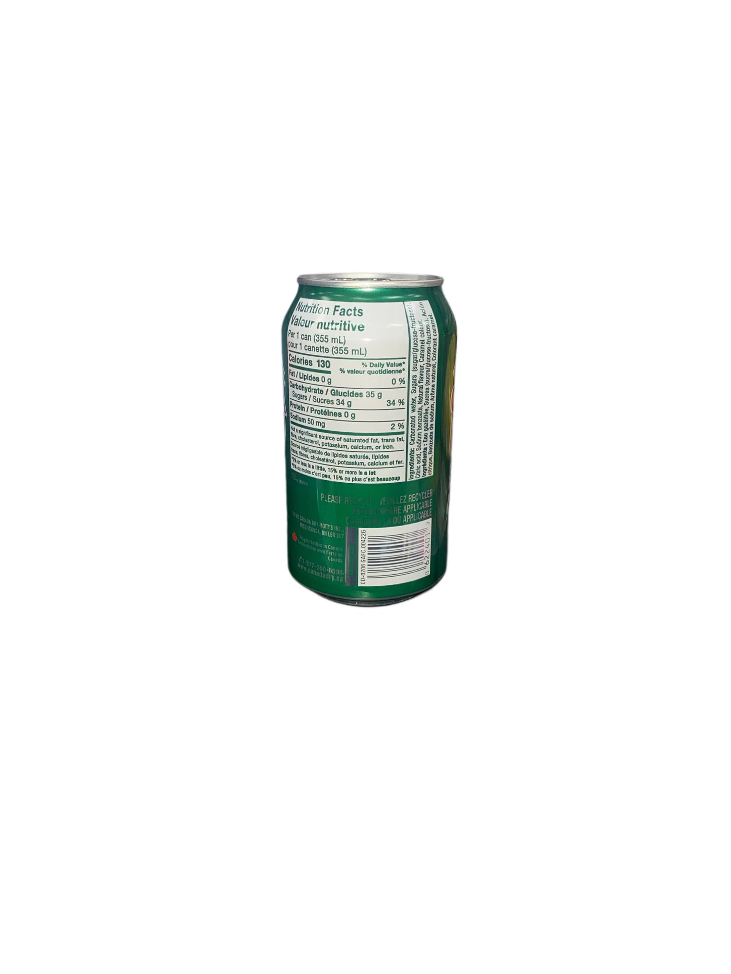 Canada Dry Ginger Ale Can 355ml – Canadian Edition