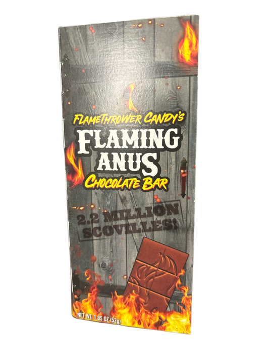 Flaming Anus Milk Chocolate Bar - 1.85OZ
