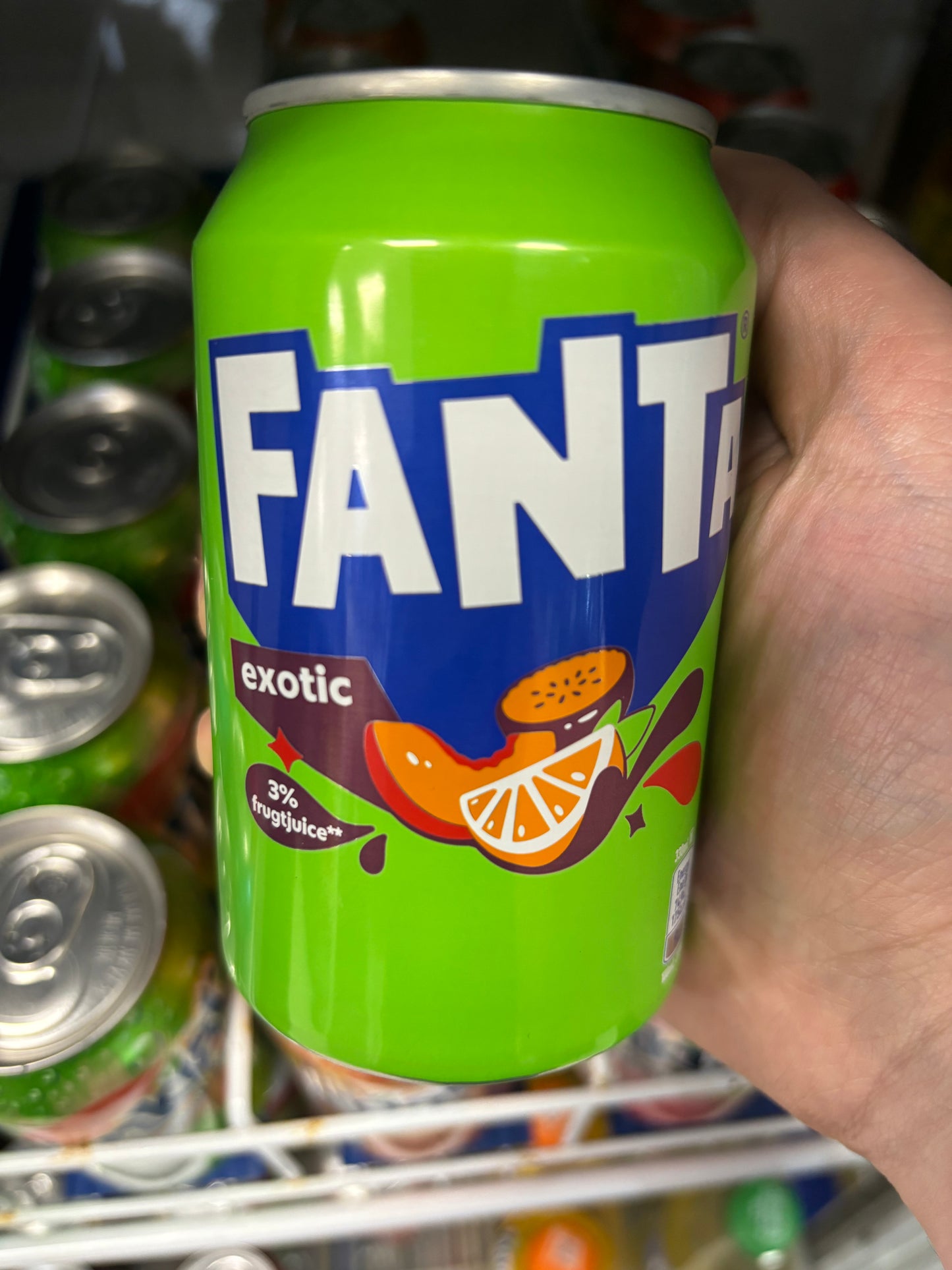 Fanta Exotic Dose 330 ml – Europäische Ausgabe