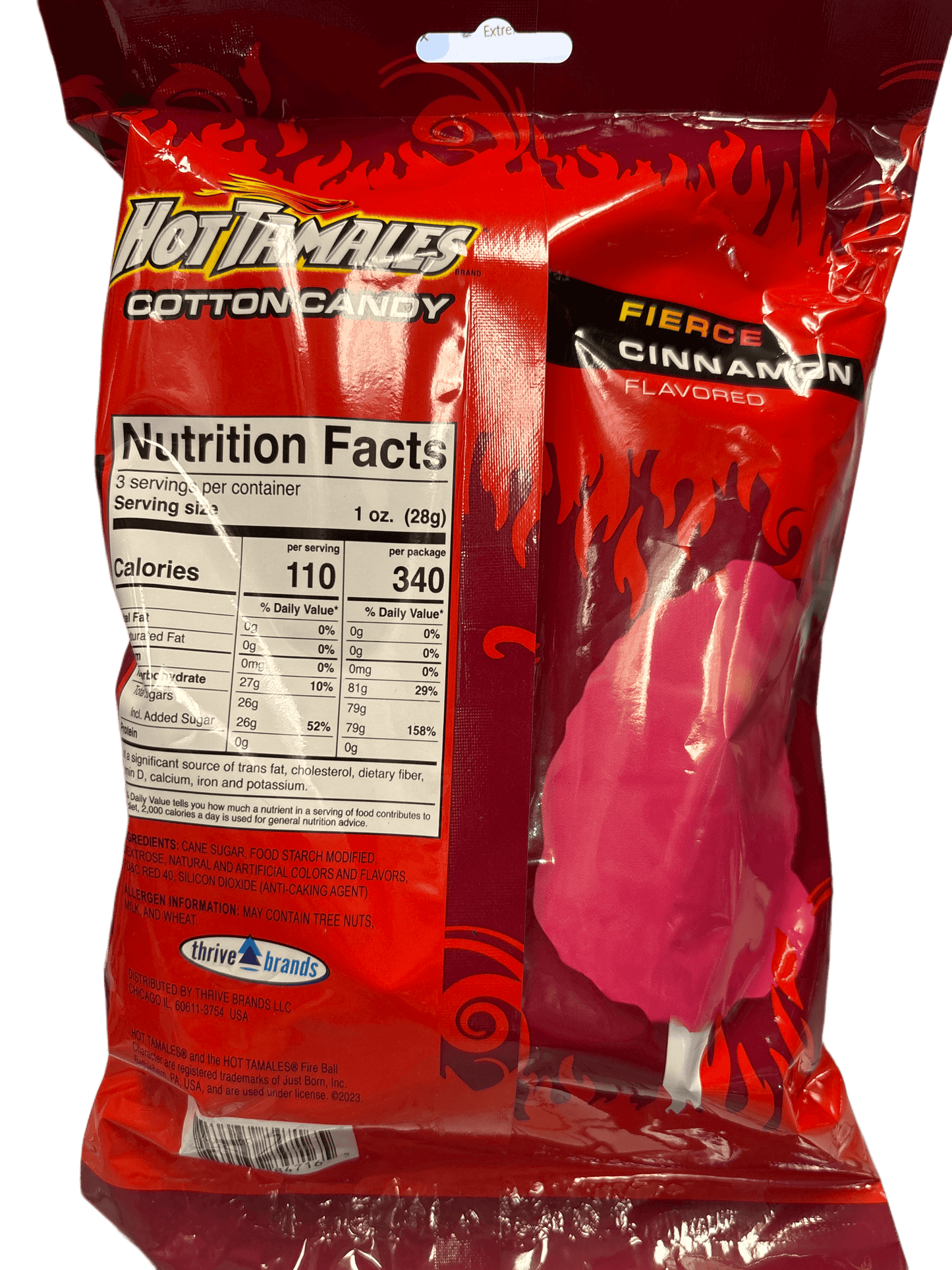 Hot Tamales Cinnamon Cotton Candy 3OZ