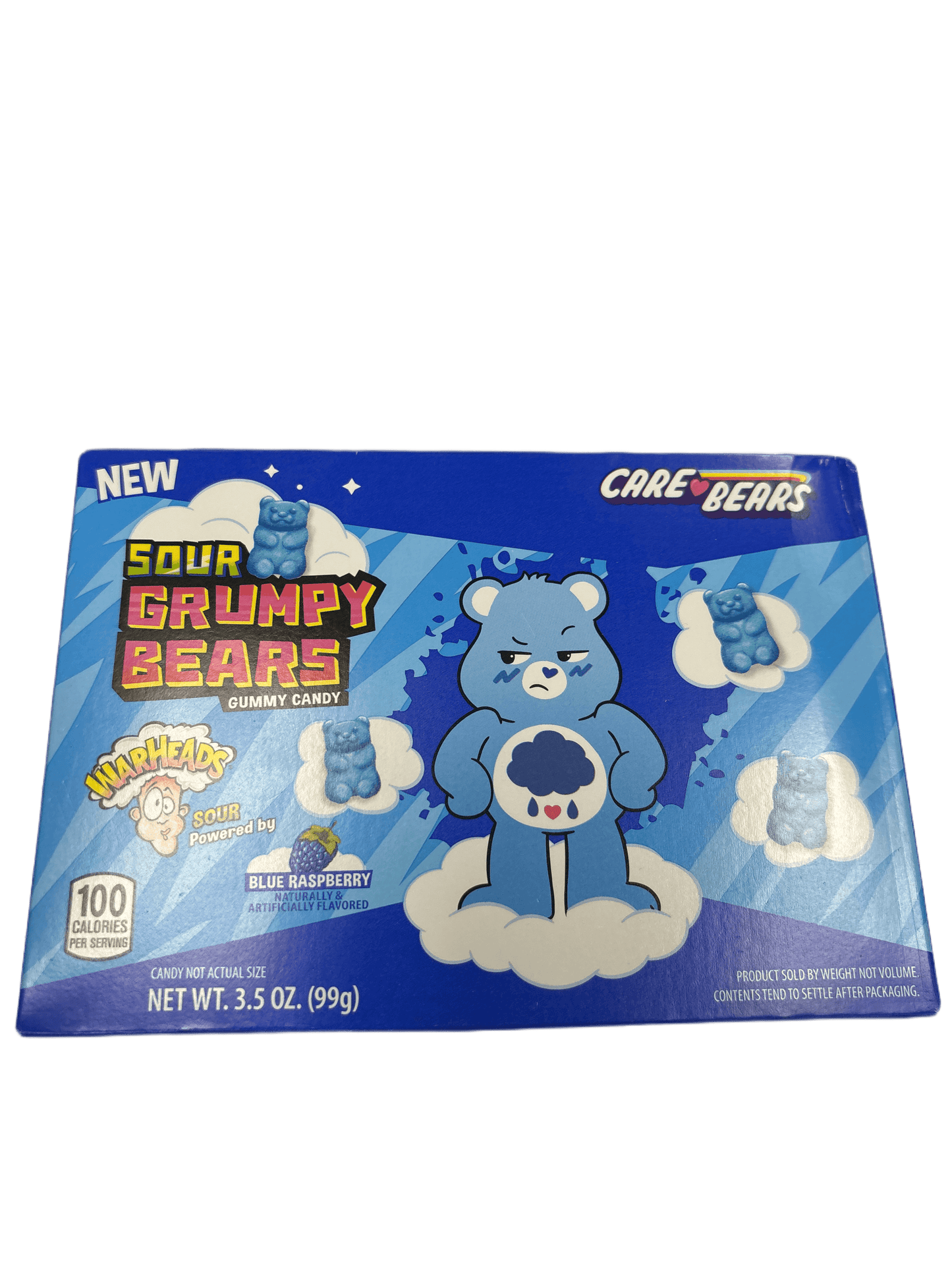 Sour Grumpy Beats Gummy Candy Warhead Theatre Box 3.5OZ