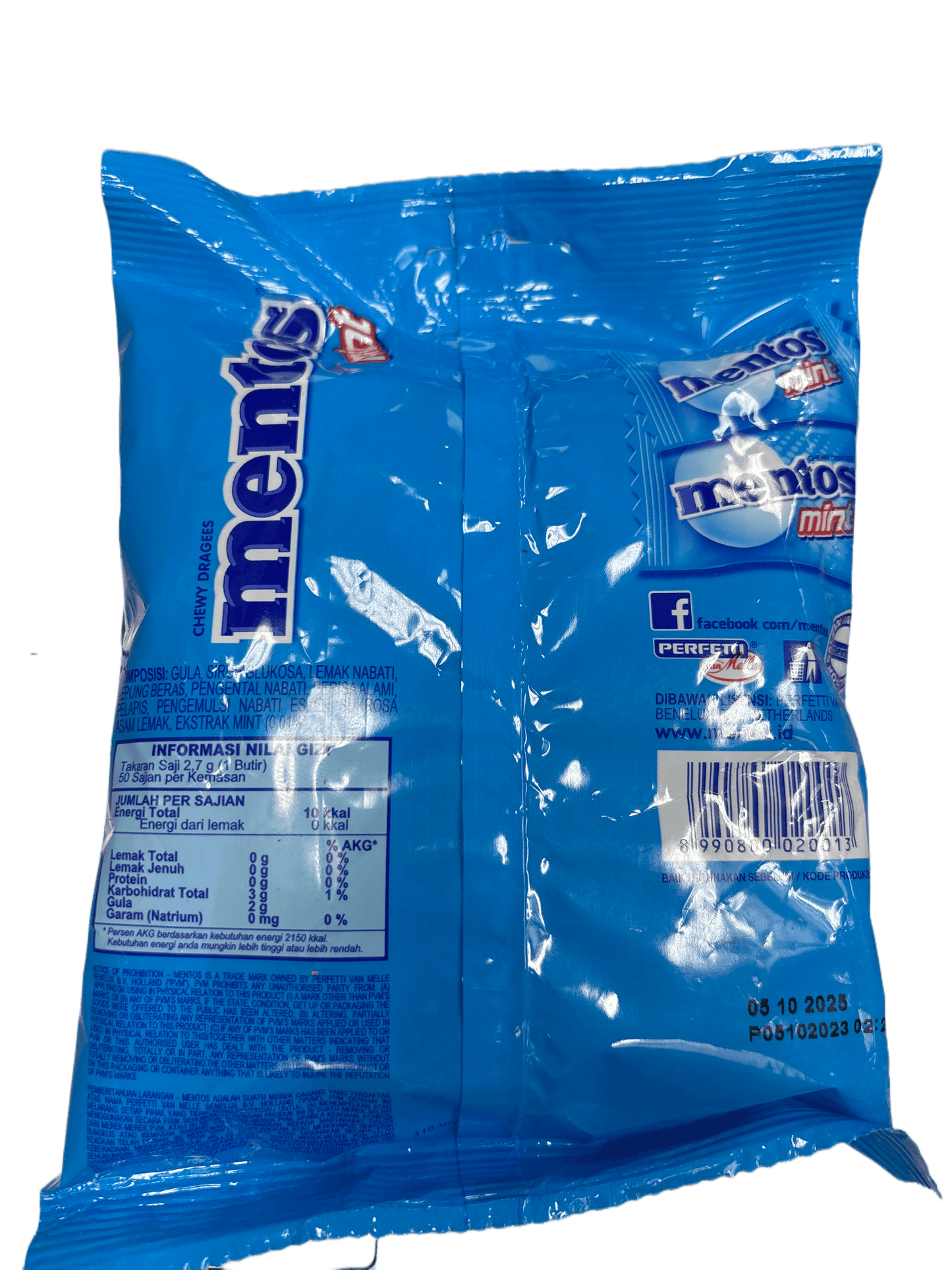 Mentos Mint Halal 135G - Indonesia Edition