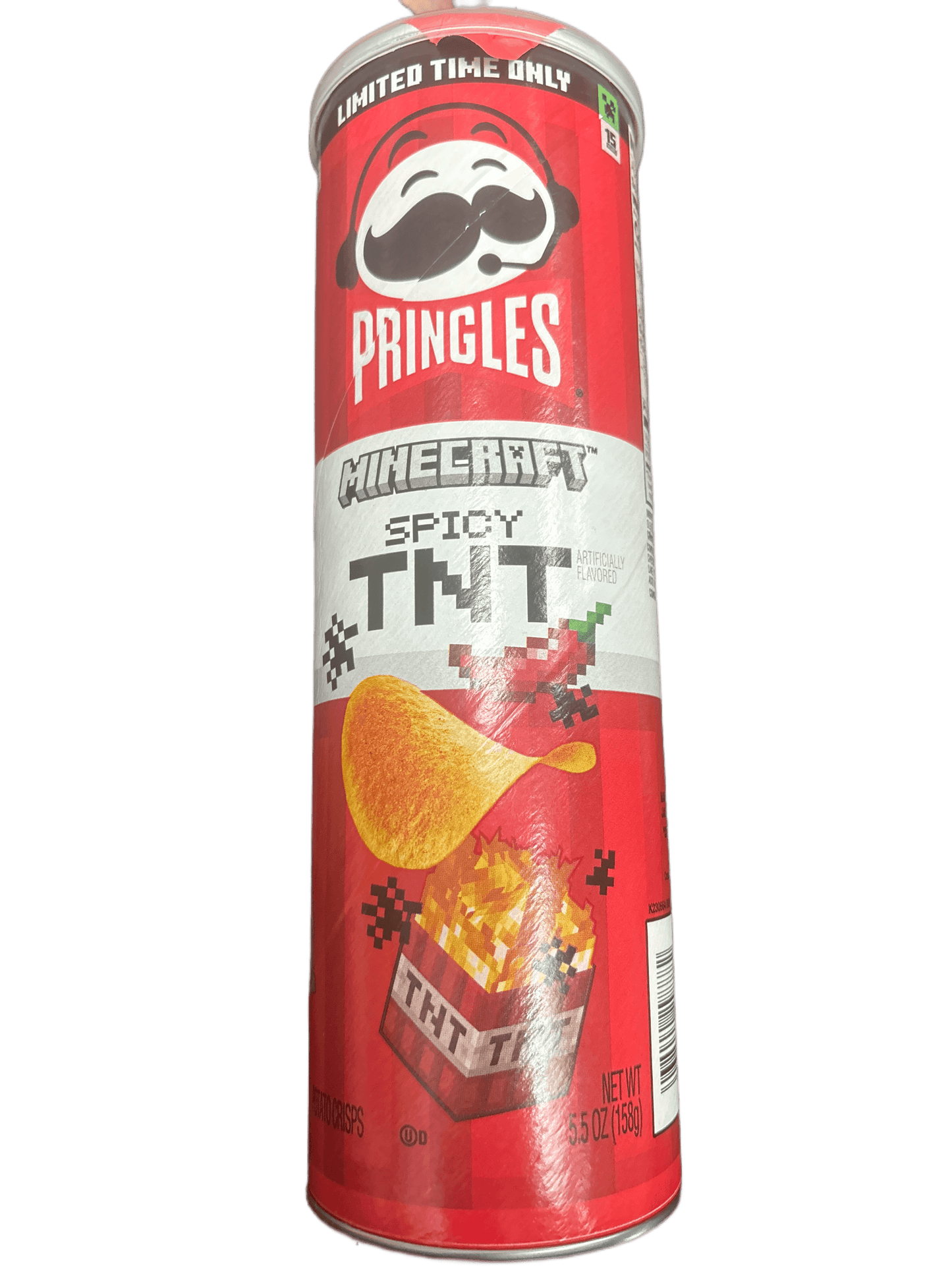 Pringles Minecraft Spicy TNT 5.5 OZ - Limited Edition