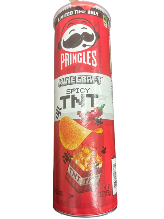 Pringles Minecraft Spicy TNT 5.5 OZ - Limited Edition