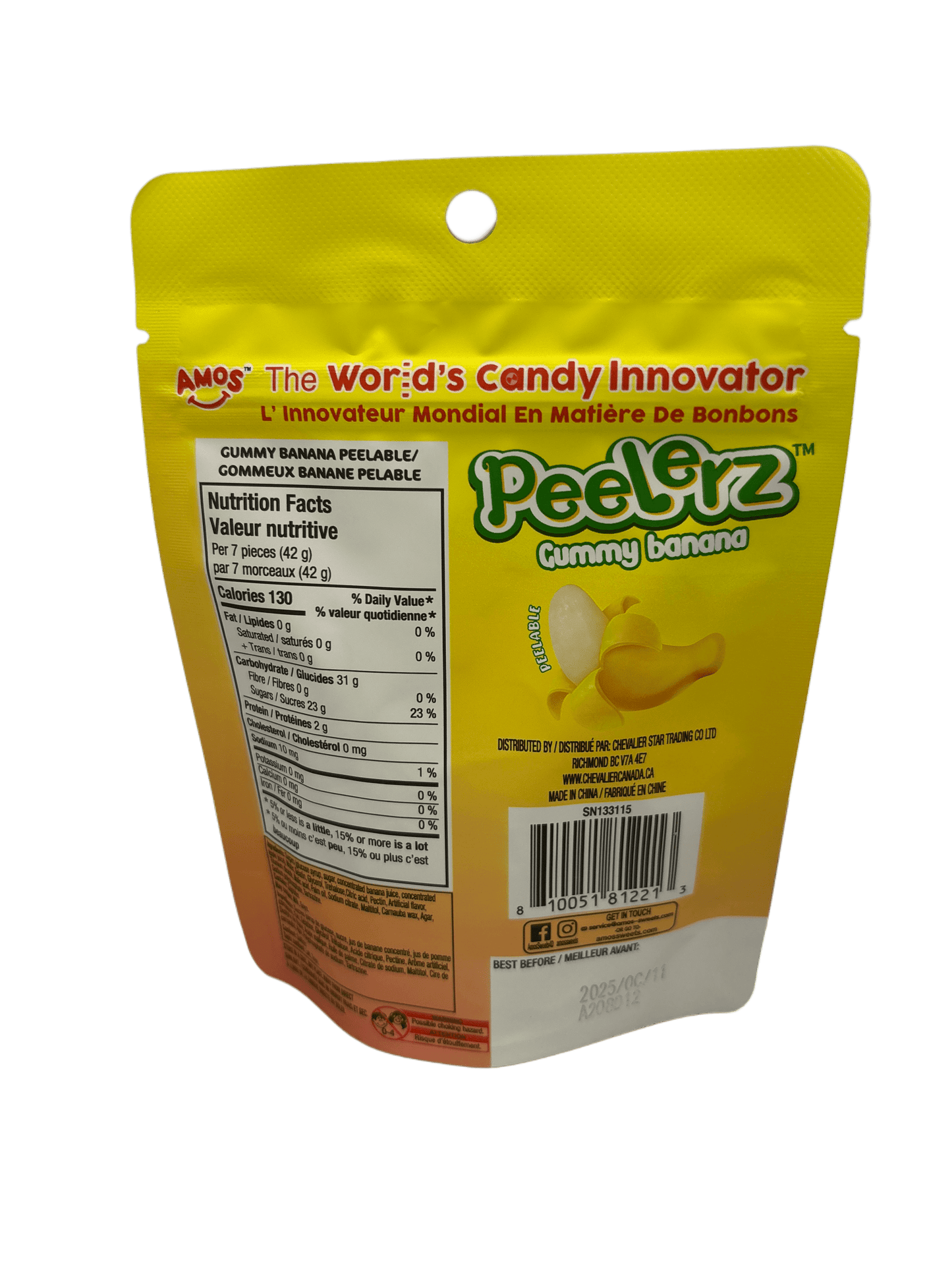 Peelerz Gummy Banana 62G