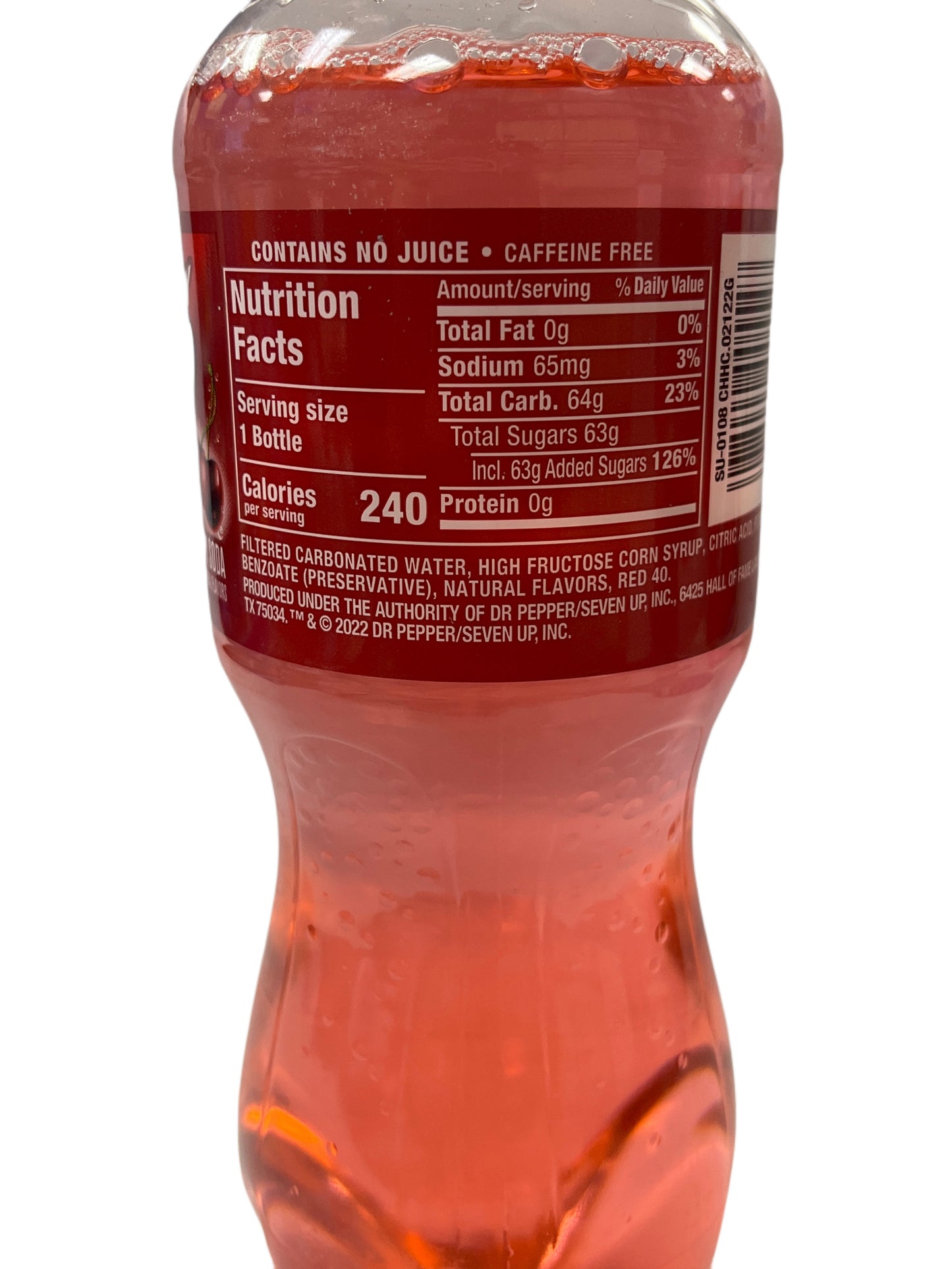 7UP Cherry Bottle 591ML