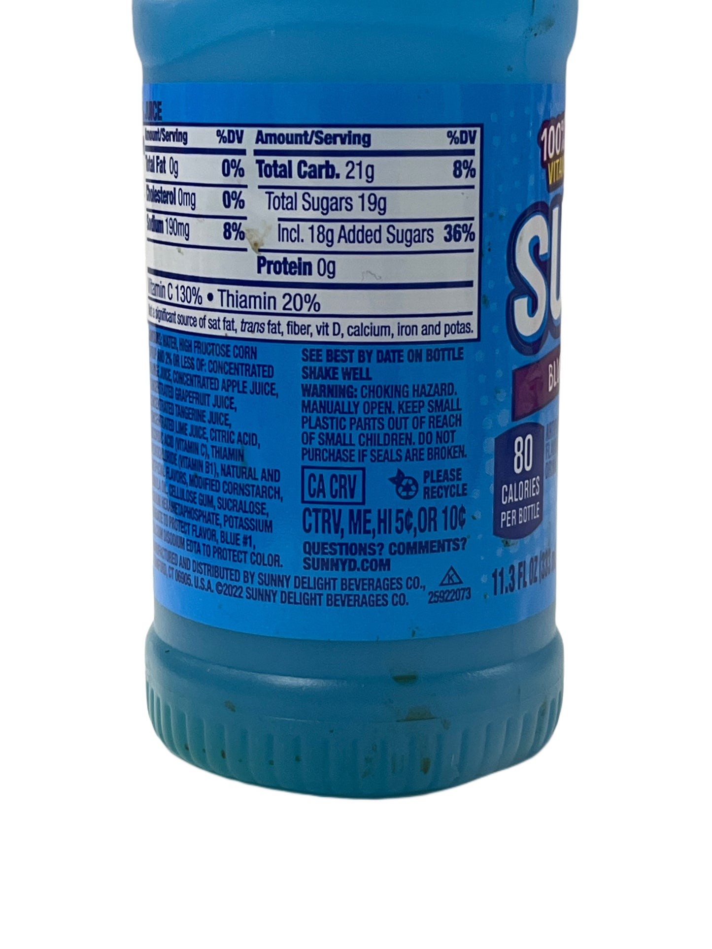 Sunny D Blaue Himbeere 333ML