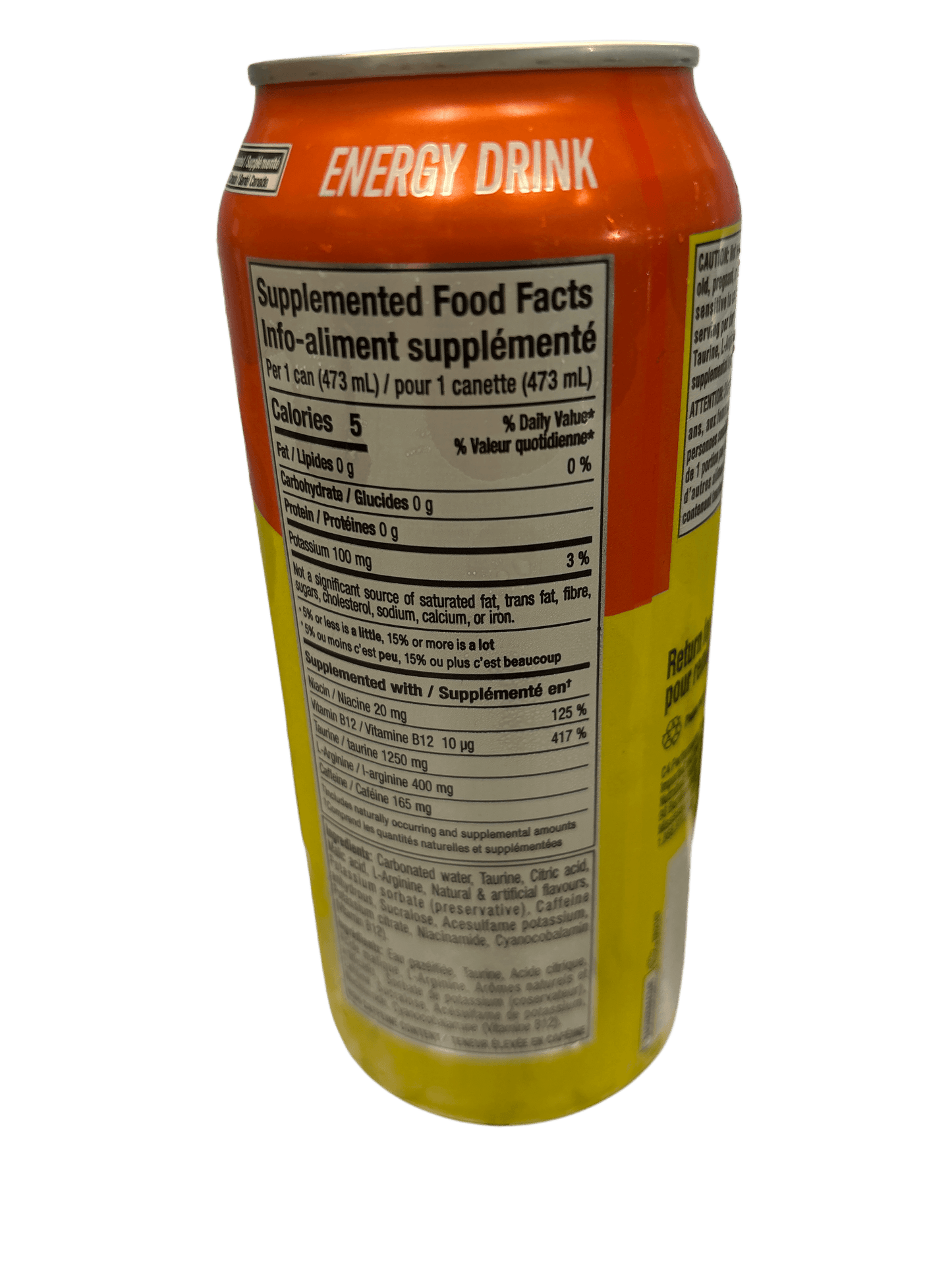 C4 Performance Energy Zero Sugar Orange Slice 473ML