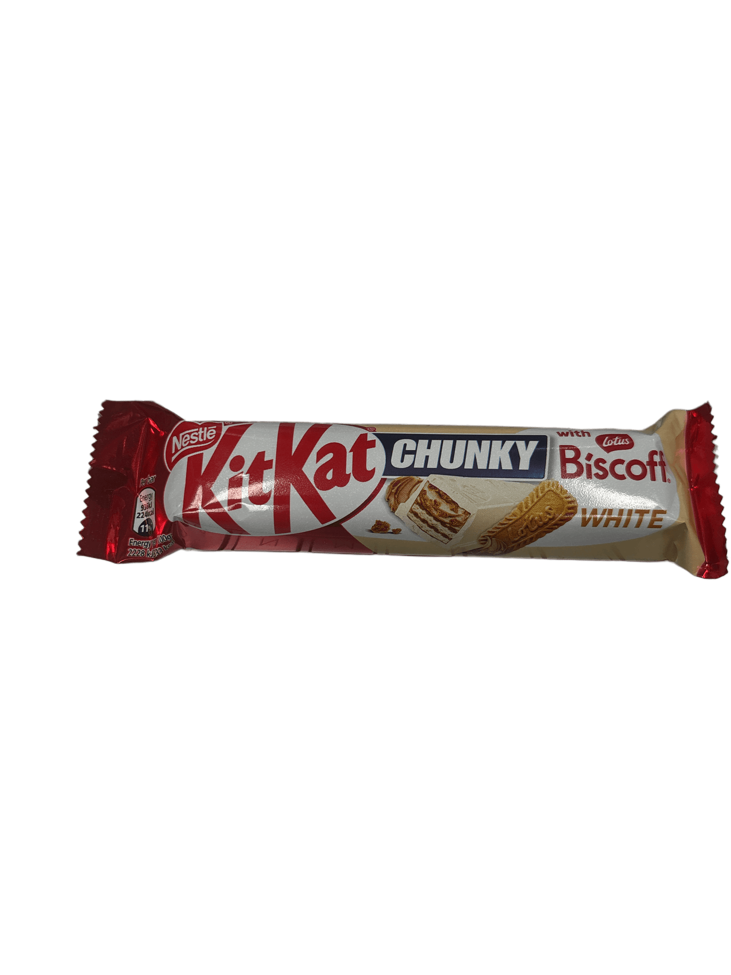 Kit Kat Chunky Lotus Biscoff White 42G - U.K Edition