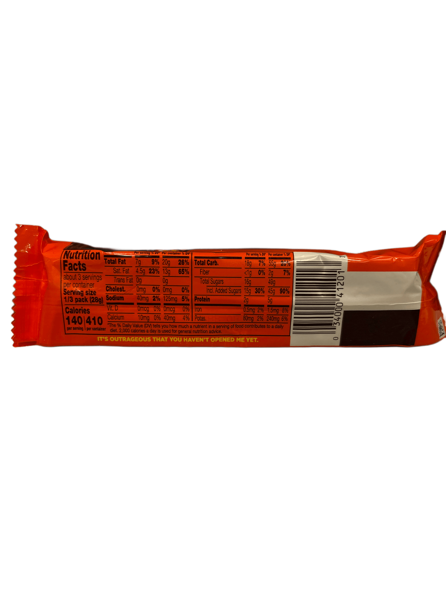 Reese's Outrageous King Size 2.95OZ