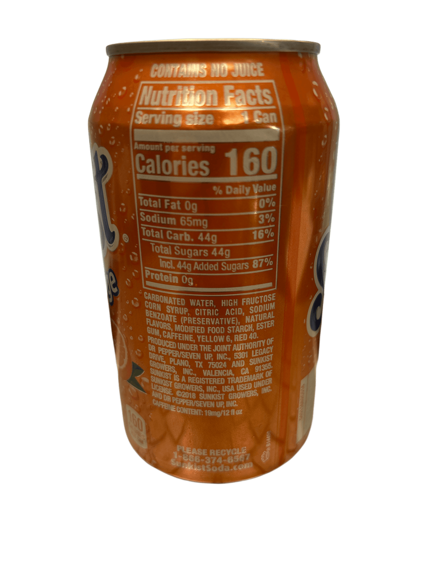 Sunkist Orange Can 355ML