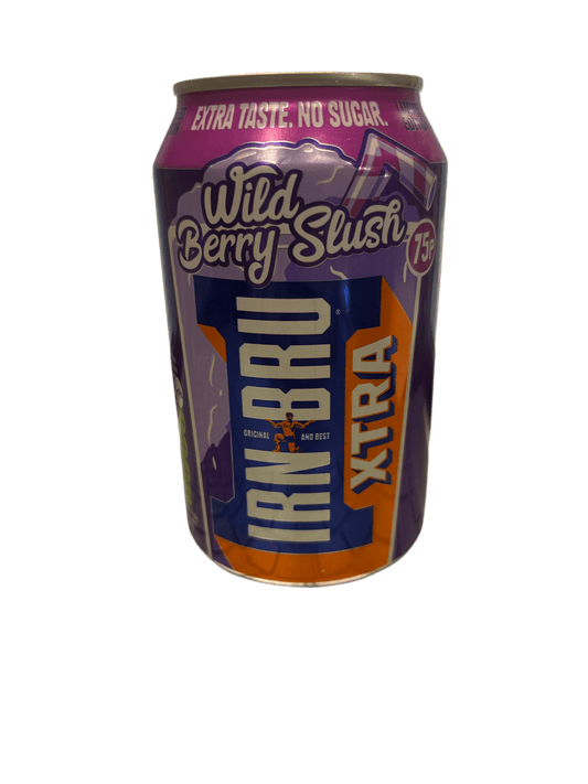 IRN BRU XTRA Wild Berry Slush 330ML - UK Edition