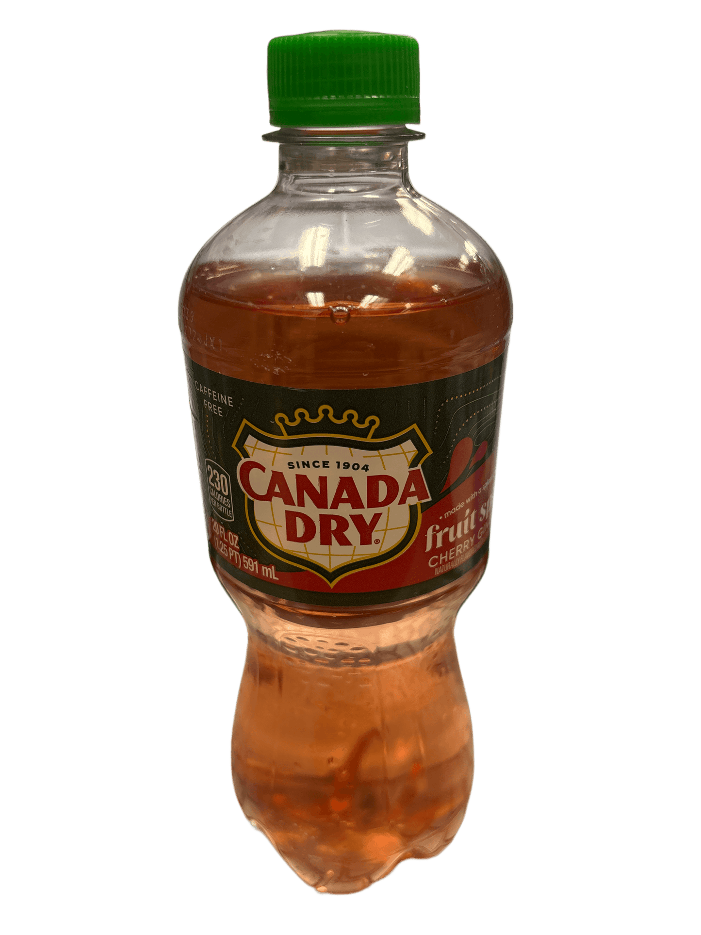 Canada Dry Fruit Splash Cherry Ginger Ale 591ML